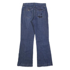 LAUREN RALPH LAUREN Womens Jeans Blue Regular Bootcut Denim W28 L28 Classic Zip