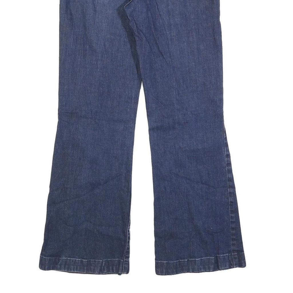 LAUREN RALPH LAUREN Womens Jeans Blue Regular Bootcut Denim W28 L28 Classic Zip