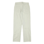 CALVIN KLEIN Womens Cotton Blend Regular Fit Straight Beige Jeans W27 L28 Zip