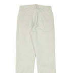 CALVIN KLEIN Womens Cotton Blend Regular Fit Straight Beige Jeans W27 L28 Zip