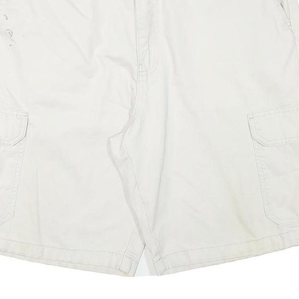 CHAPS Mens Shorts White Cargo XL W34 Cotton Blend Casual Pocketed