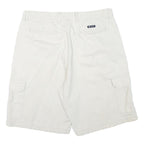 CHAPS Mens Shorts White Cargo XL W34 Cotton Blend Casual Pocketed