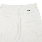 CHAPS Mens Shorts White Cargo XL W34 Cotton Blend Casual Pocketed
