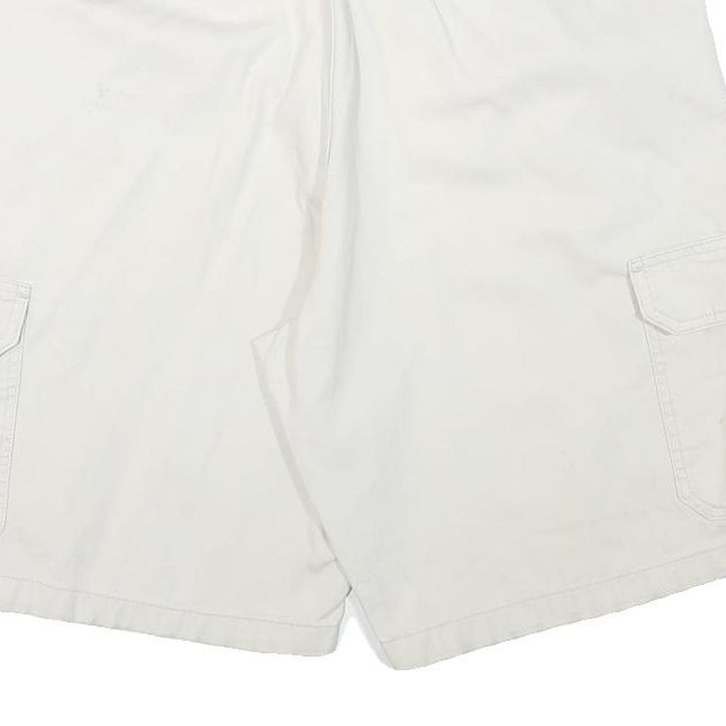 CHAPS Mens Shorts White Cargo XL W34 Cotton Blend Casual Pocketed