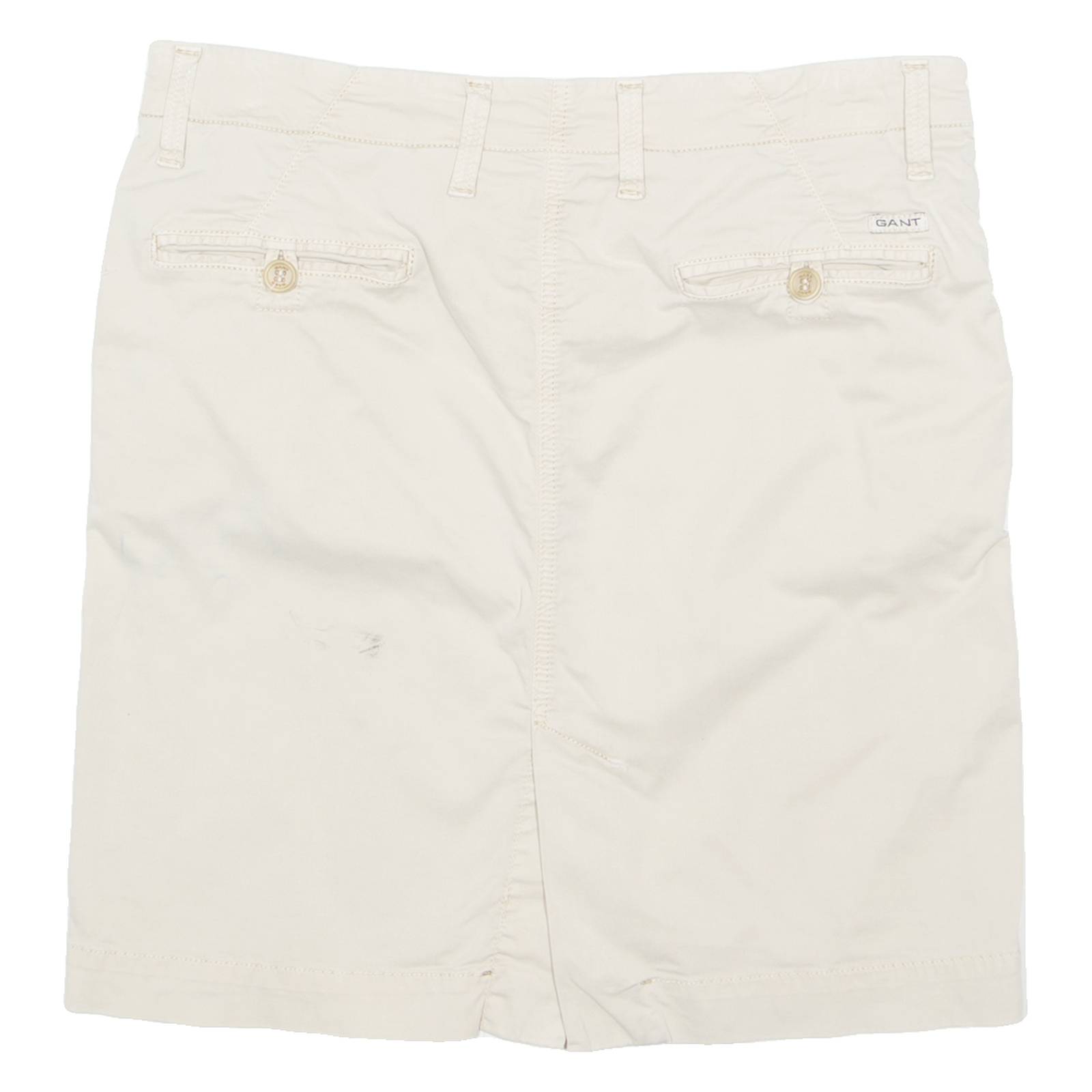 GANT Womens Straight Skirt Beige Knee Length M