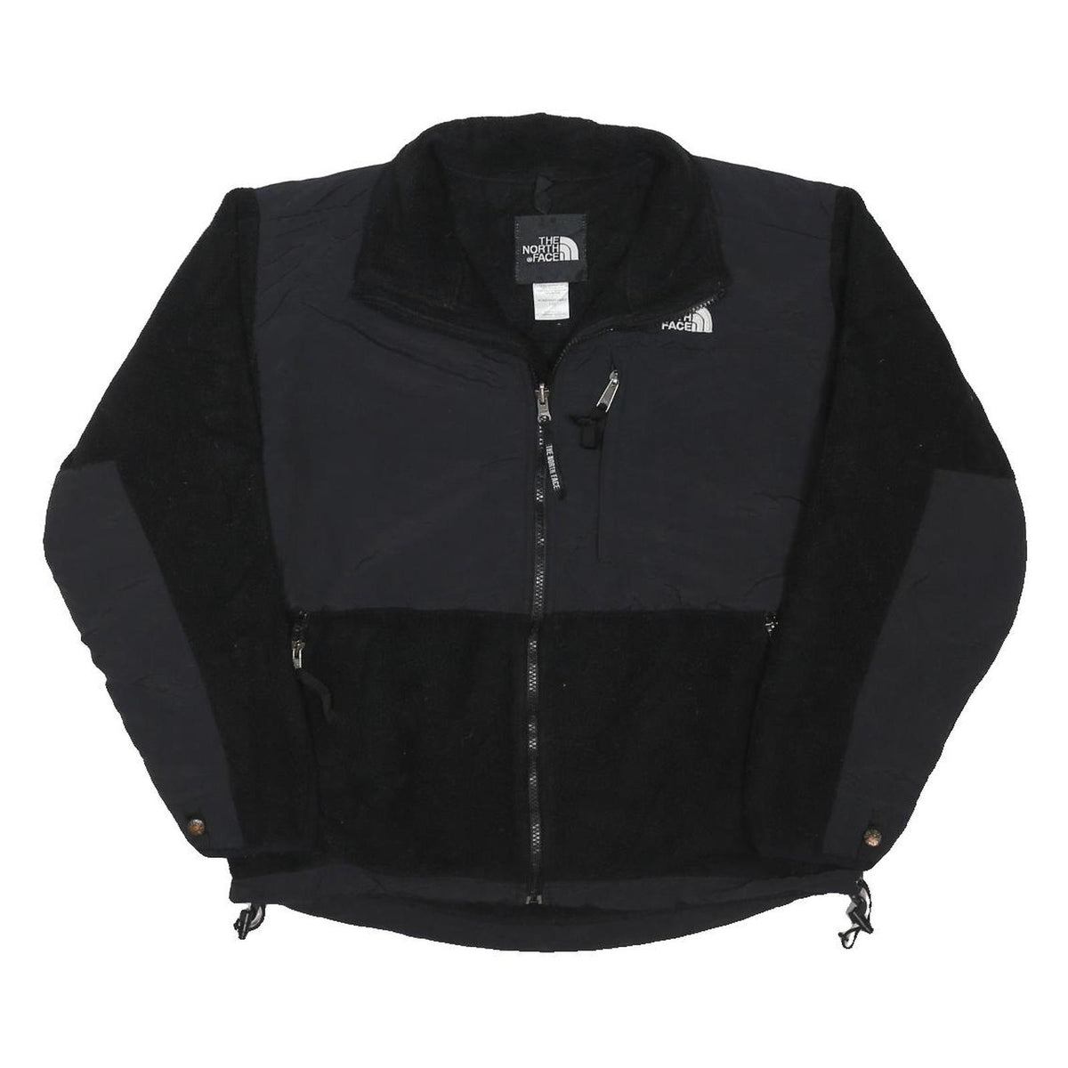 THE NORTH FACE Womens Black Classic Fit Zip Jacket L Polyester Blend Fleece