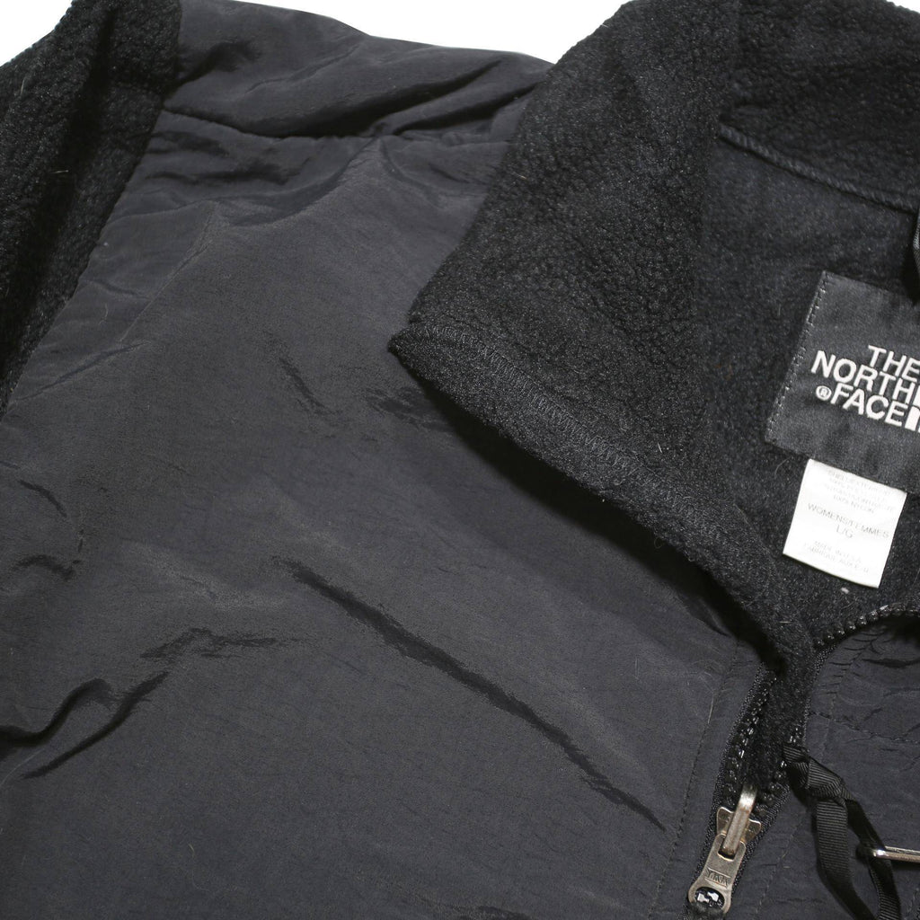 THE NORTH FACE Womens Black Classic Fit Zip Jacket L Polyester Blend Fleece