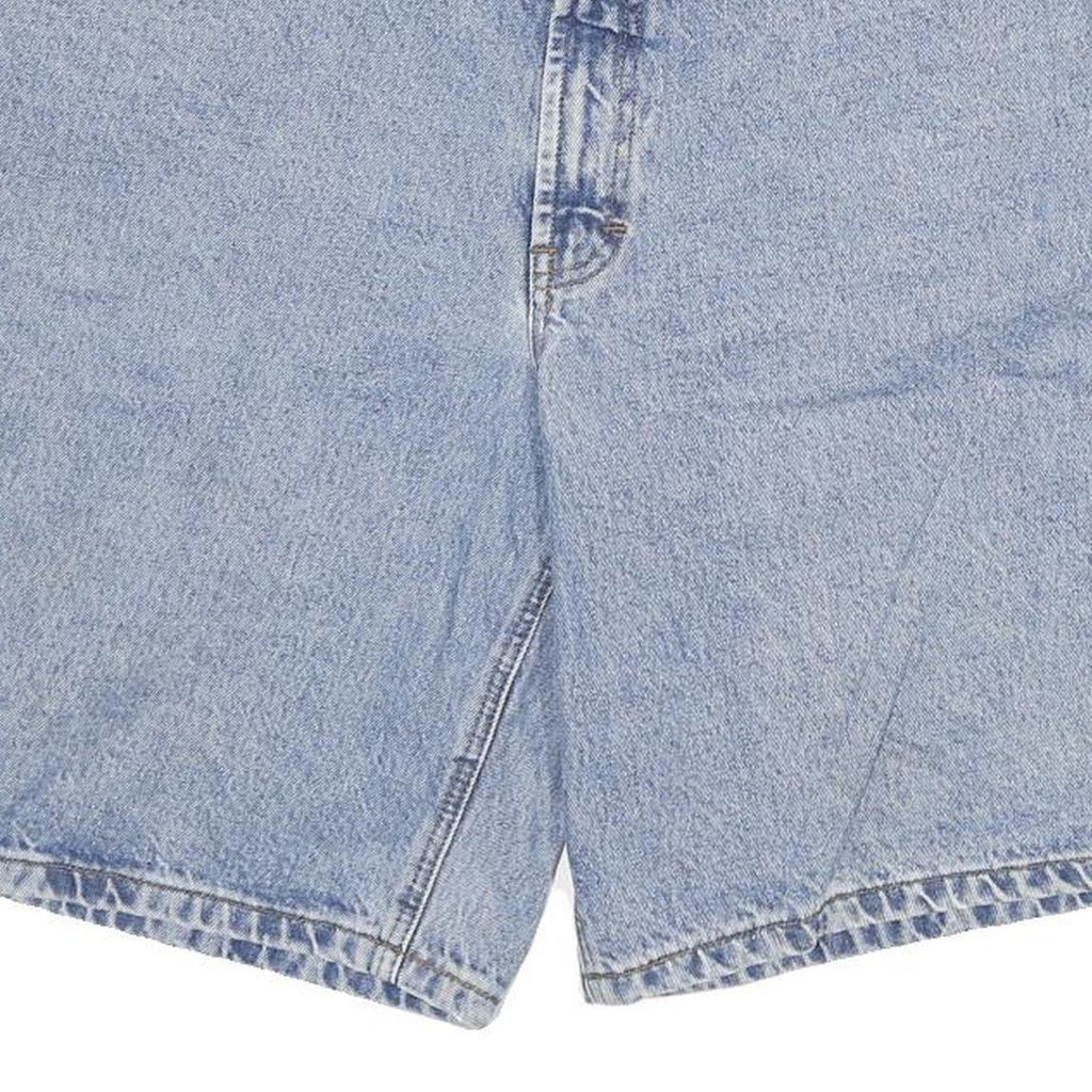 JINGLERS Mens Denim Blue Casual Shorts L W30 Cotton Blend Comfort Relaxed Fit