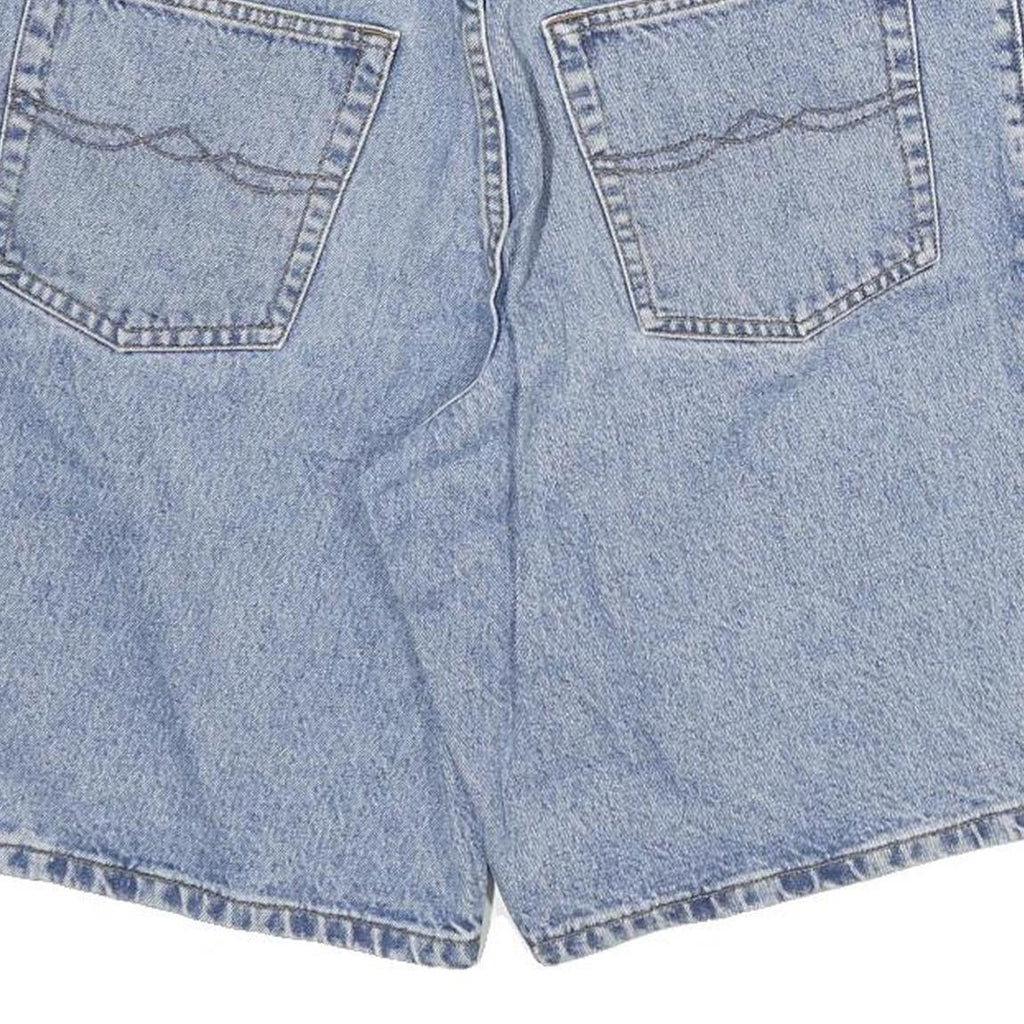 JINGLERS Mens Denim Blue Casual Shorts L W30 Cotton Blend Comfort Relaxed Fit