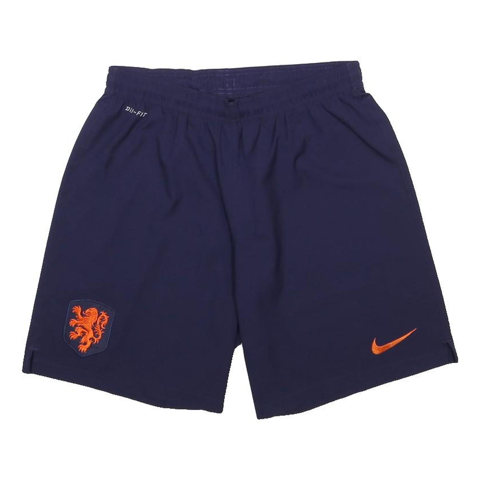 NIKE Mens Shorts Navy Blue Sports Casual L W28 Dri-FIT Elastic Waist