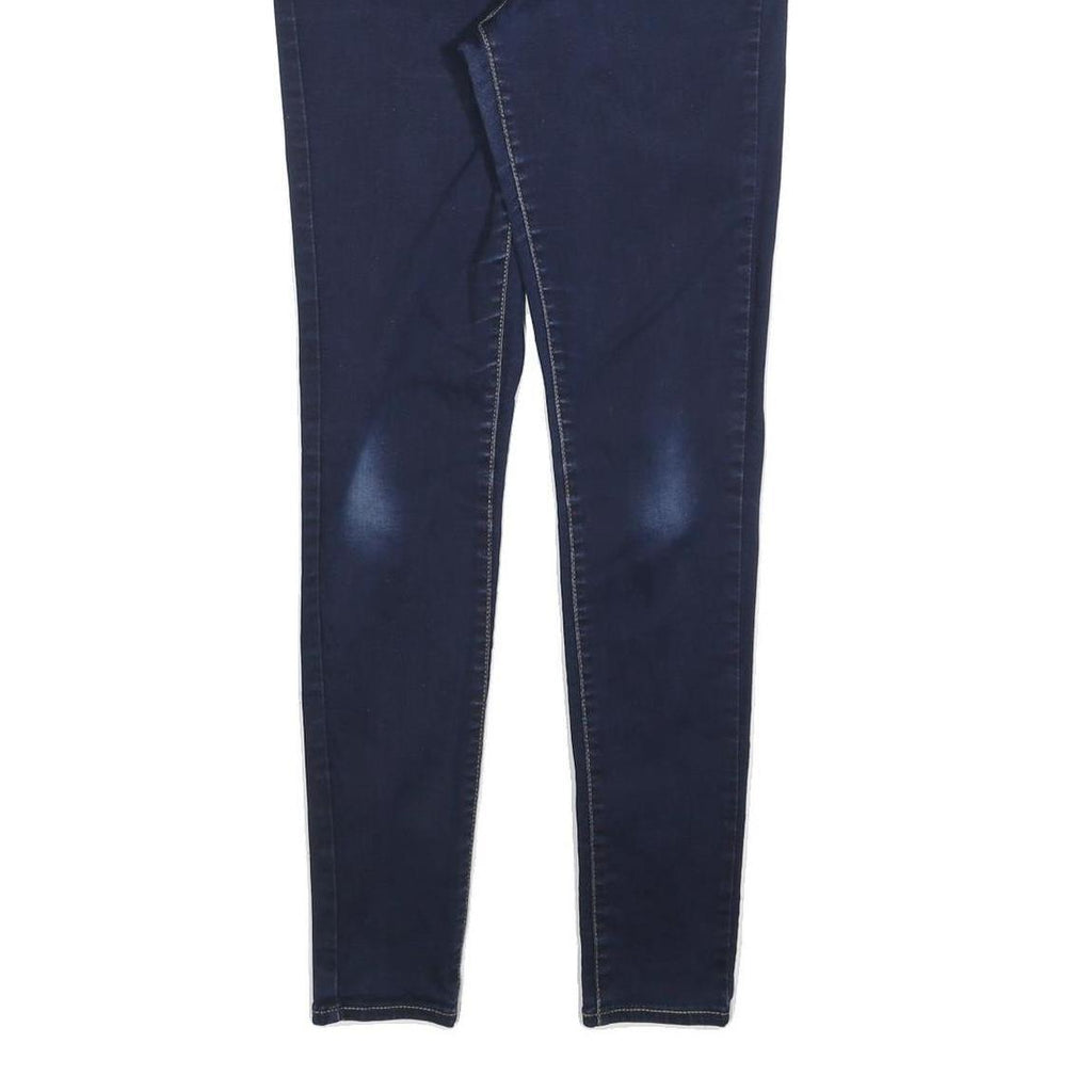 LEVI'S Womens 710 Slim Blue Denim Jeans Cotton Blend Zip W30 L32 Skinny Fit