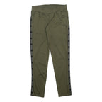 PUMA Womens Leggings Green & Black Slim Tapered UK 18 W30 L30 Sports Casual