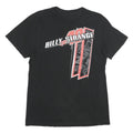 Mens Black Billy Strange 40 Graphic T-Shirt S Short Sleeve Crew Neck Racing