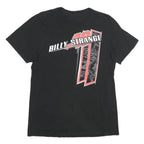 Mens Black Billy Strange 40 Graphic T-Shirt S Short Sleeve Crew Neck Racing