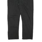 GO WEST Mens Regular Black Denim Jeans W35 L29 Cotton Blend Zip Pocket