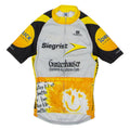 OWAYO Full Zip Cycling Womens Jersey Yellow High Neck XS