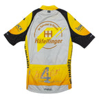 OWAYO Full Zip Cycling Womens Jersey Yellow High Neck XS