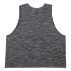 NEW BALANCE Womens Grey Sleeveless Crew Neck Crop T-Shirt S Sports Gym Top