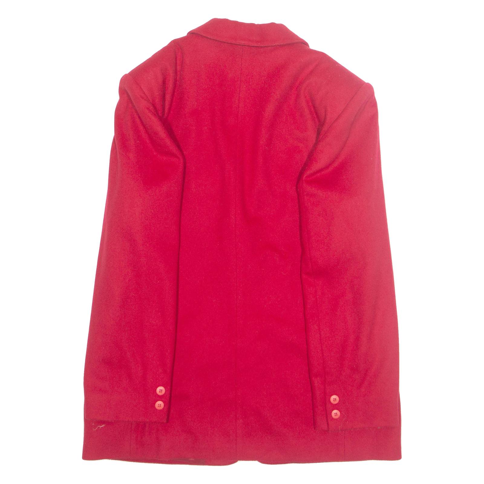 PIZZICO Womens Blazer Jacket Red Wool L