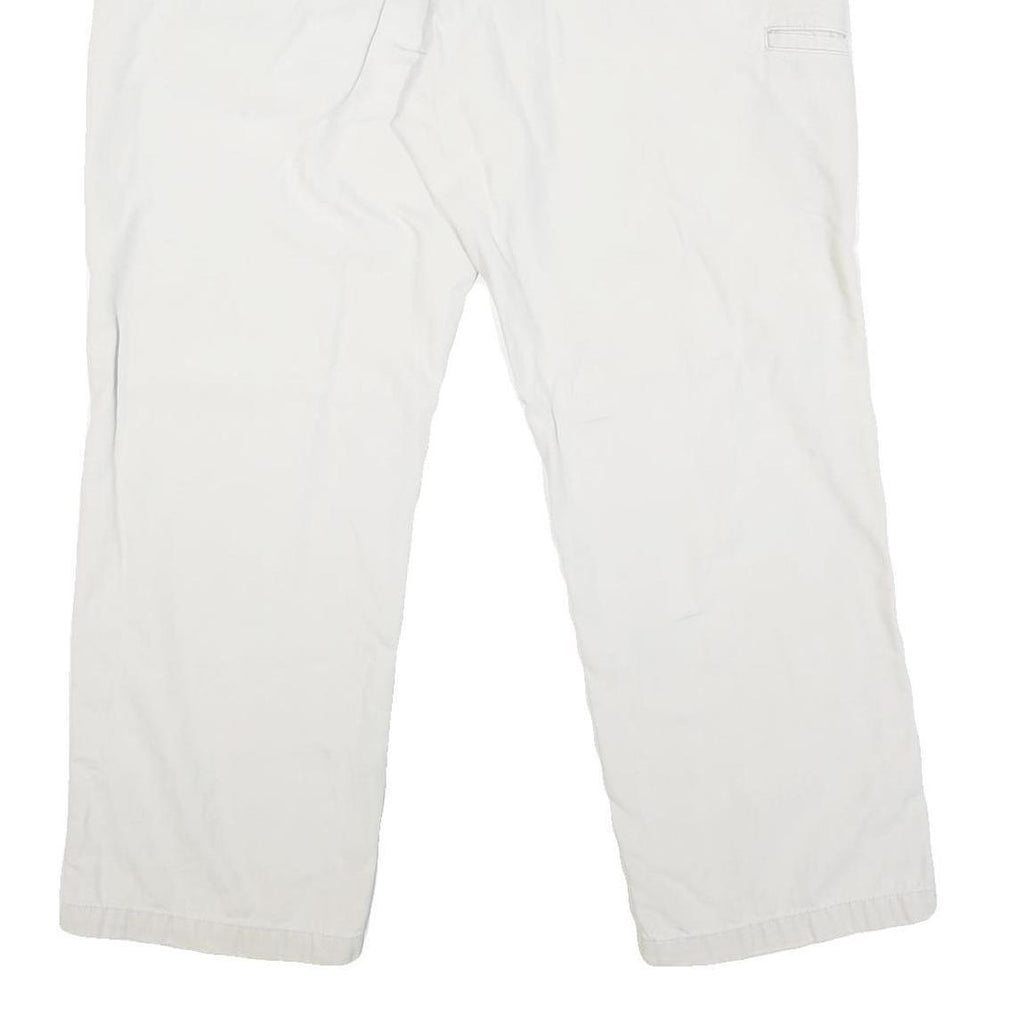CARHARTT Mens Cotton Blend White Workwear Regular Straight Trousers W36 L28