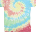 M&MS Mens Multi Tie Dye Graphic T-Shirt M Short Sleeve Crew Neck Colourful Print