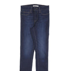 LEVI'S Womens Jeans Blue Slim Skinny Denim Medium W26 L32 Zip Cotton Blend