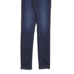 LEVI'S Womens Jeans Blue Slim Skinny Denim Medium W26 L32 Zip Cotton Blend