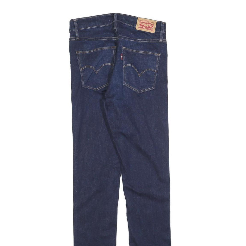 LEVI'S Womens Jeans Blue Slim Skinny Denim Medium W26 L32 Zip Cotton Blend