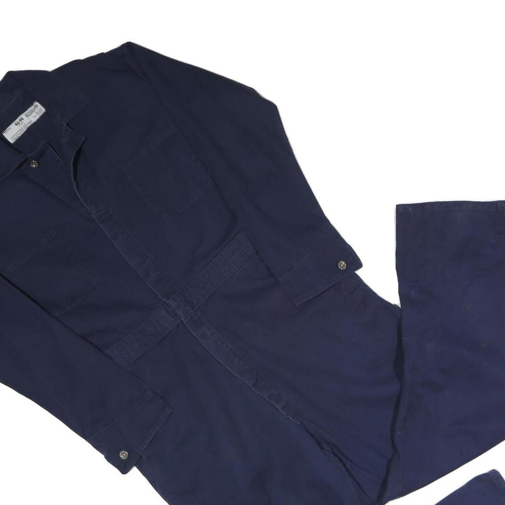 ORIGINAL WORKWEAR Mens Navy Blue Regular Fit Woven Dungarees M W36 L29 Work