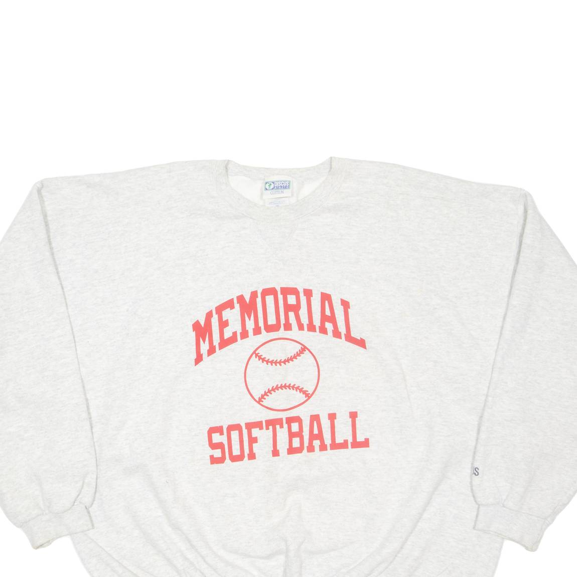 DISCUS ATHLETIC Memorial Softball Mens Sweatshirt Grey 2XL