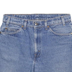 LEVI'S Womens Denim Blue Casual Cut-Off Shorts M W32 Frayed Hem Classic Fit