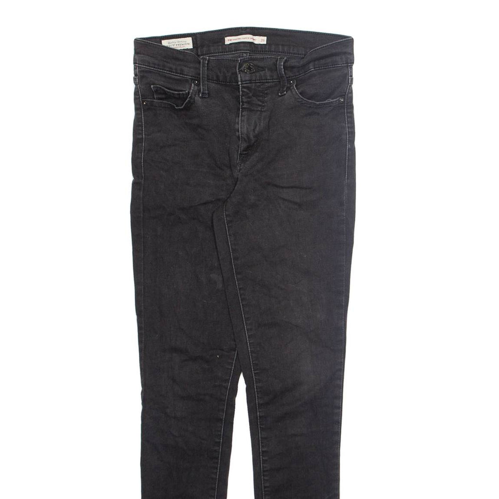 LEVI'S Womens Jeans Grey Slim Skinny W26 L30