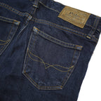 POLO RALPH LAUREN Boys Slim Blue Denim Jeans W27 L27 Zip Cotton Blend Stylish