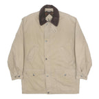 YVES SAINT LAURENT Mens Beige & Brown Classic Cotton Jacket XL Button Corduroy