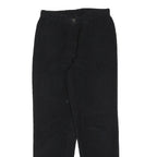 LE PAINTY Womens Cotton Blend Black Regular Straight Trousers W27 L30 Stylish