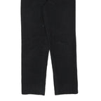 LE PAINTY Womens Cotton Blend Black Regular Straight Trousers W27 L30 Stylish