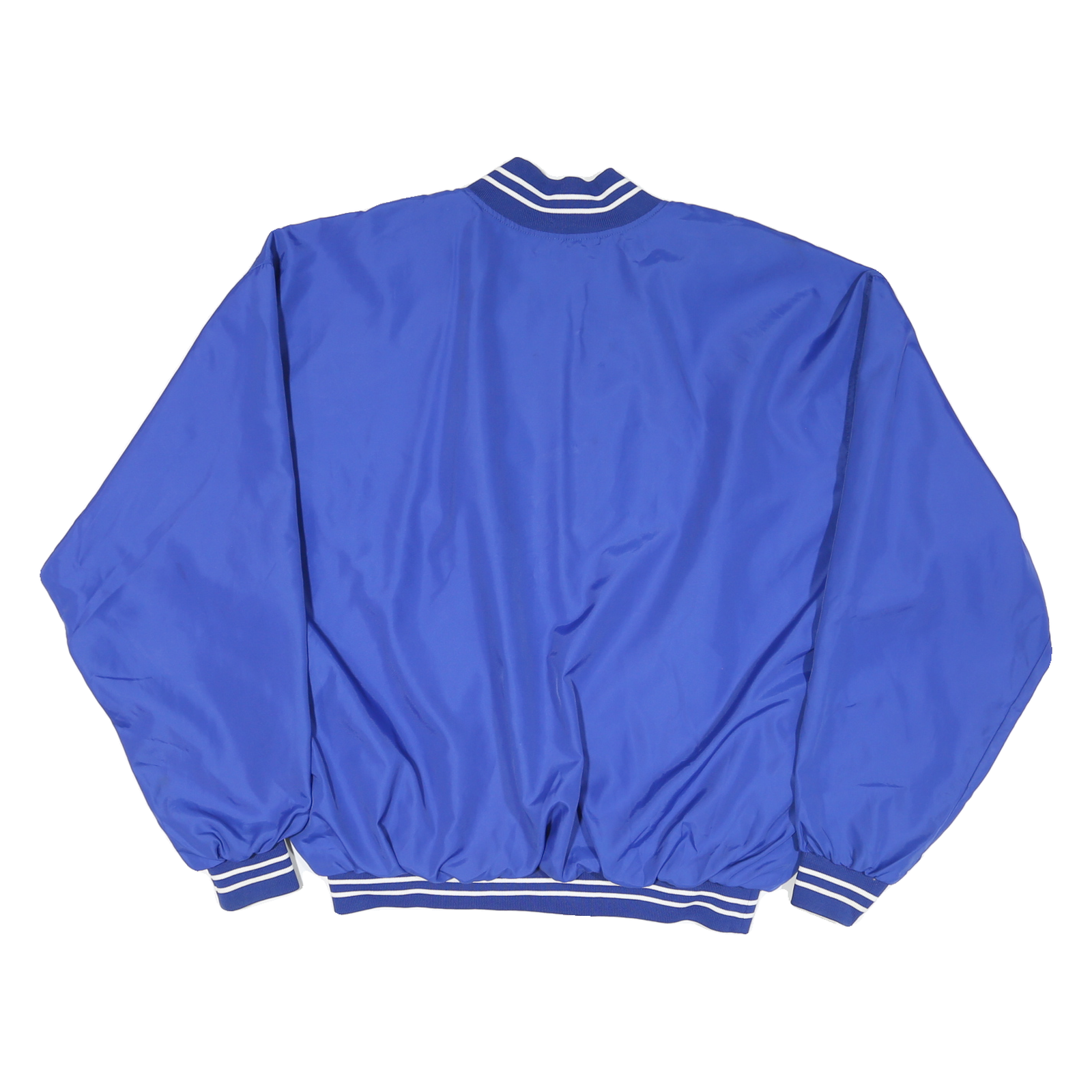 UNIFORMED EXPRESS Mens Blue Baseball Jacket XL Polyester Blend Plain Lightweight