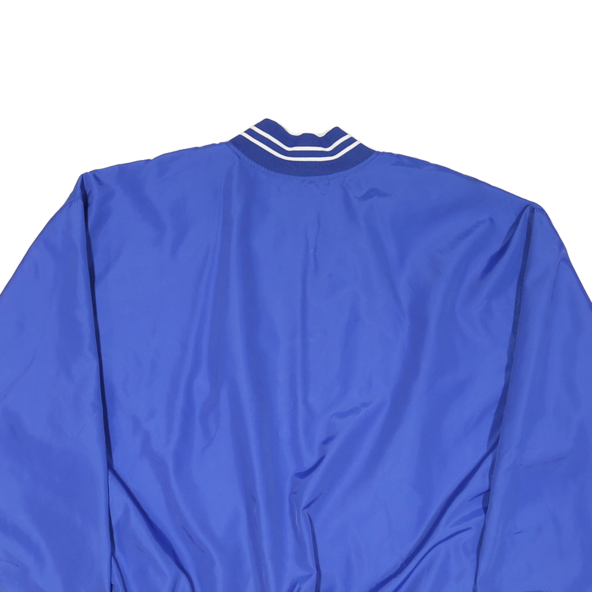 UNIFORMED EXPRESS Mens Blue Baseball Jacket XL Polyester Blend Plain Lightweight