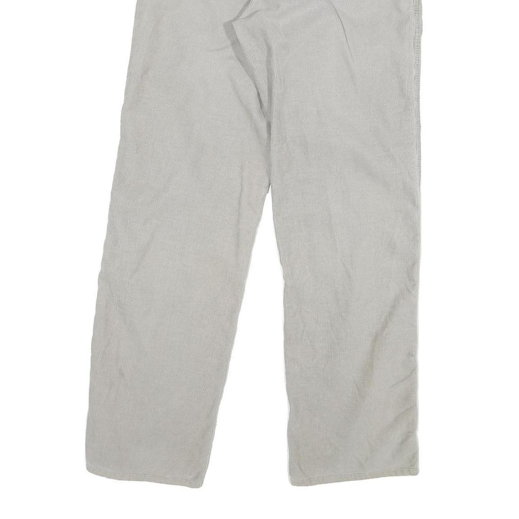 CARHARTT Mens Regular Beige Cotton Blend Zip Trousers W32 L32 Workwear Casual