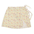 FASHION UNION Womens Yellow Floral Mini Skirt Polyester Blend UK 10 Summer