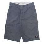 DICKIES Mens Workwear Shorts Grey Slim S W28