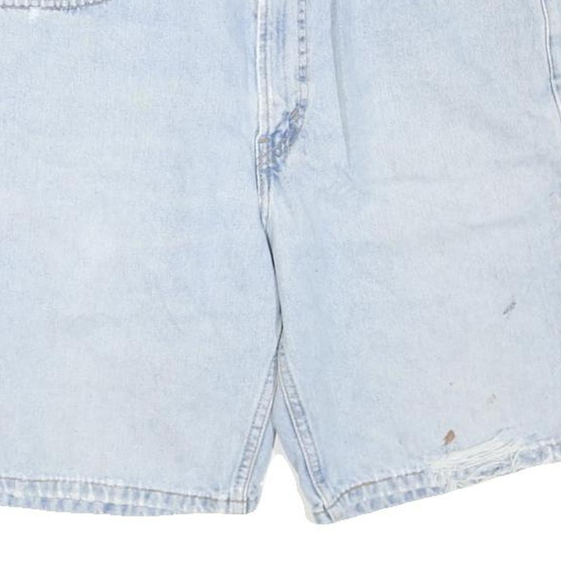 LEVIS Womens Shorts Blue Denim Casual M W34 Classic Fit Pockets