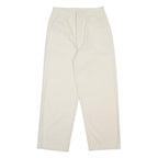 SANTA CRUZ Womens Cotton White Relaxed Straight Trousers W26 L25 Casual Wear