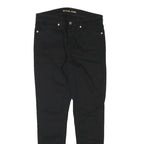 MICHAEL KORS Womens Black Slim Skinny Cotton Blend Trousers W28 L28