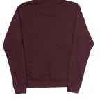 NIKE Mens Maroon Pullover Hoodie S Drawstring Hood Kangaroo Pocket Long Sleeve