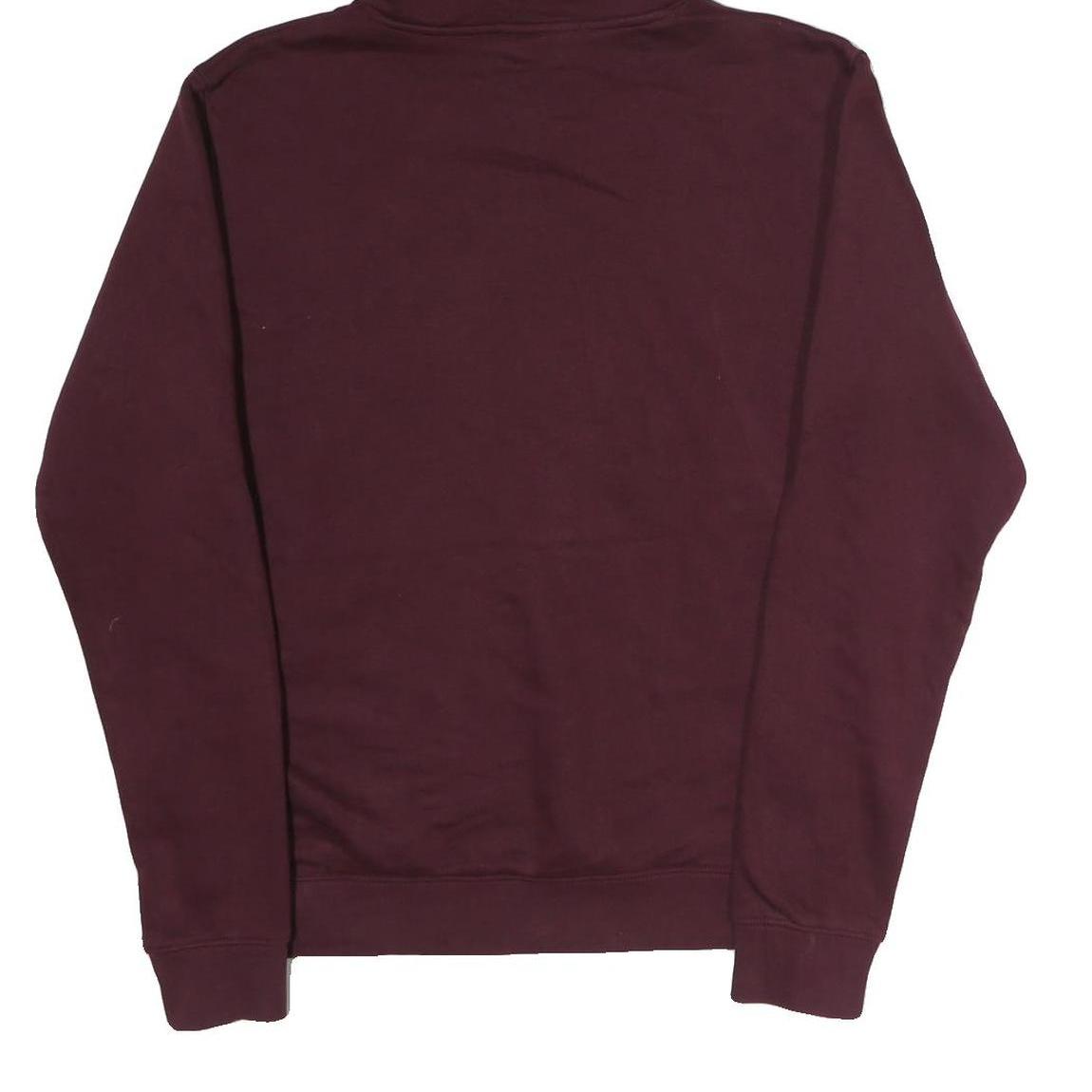 NIKE Mens Maroon Pullover Hoodie S Drawstring Hood Kangaroo Pocket Long Sleeve