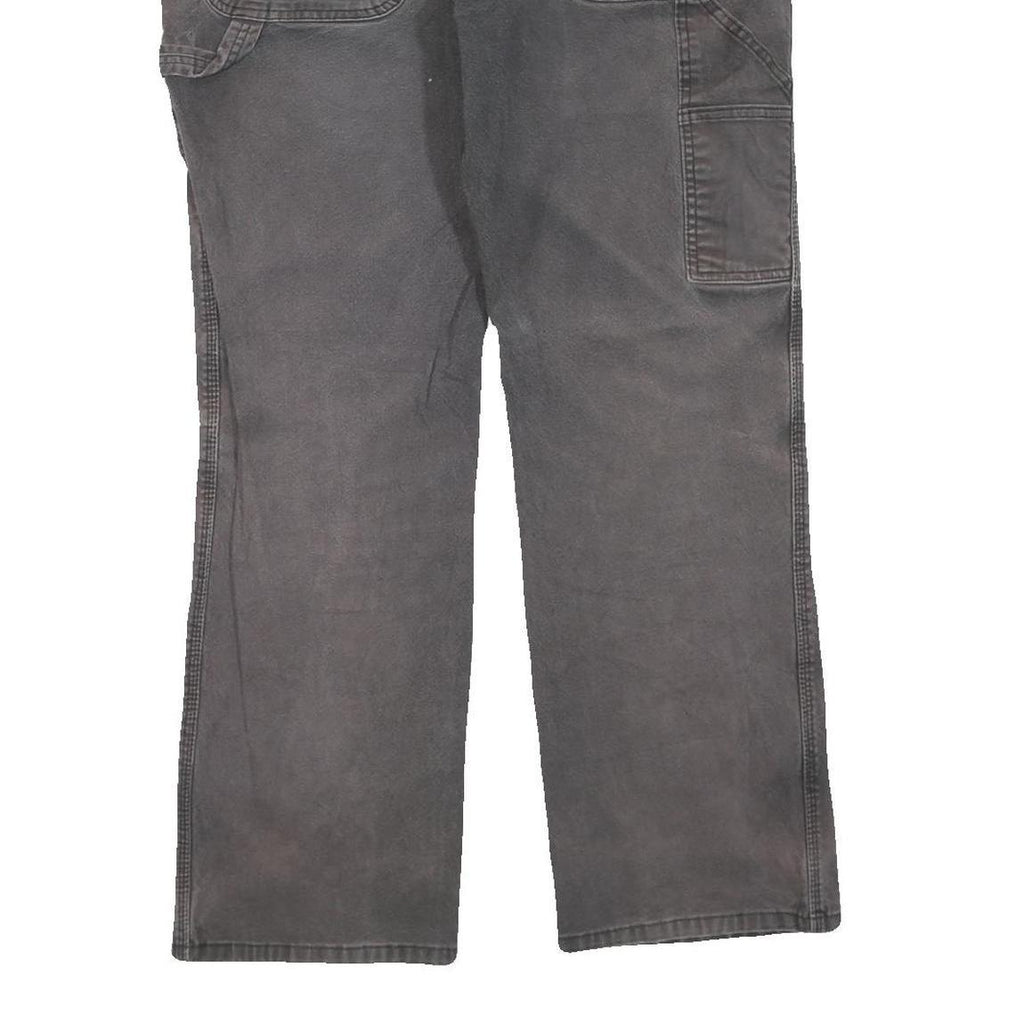 DICKIES Mens Jeans Black Regular Straight Denim Good Condition W36 L30 Workwear