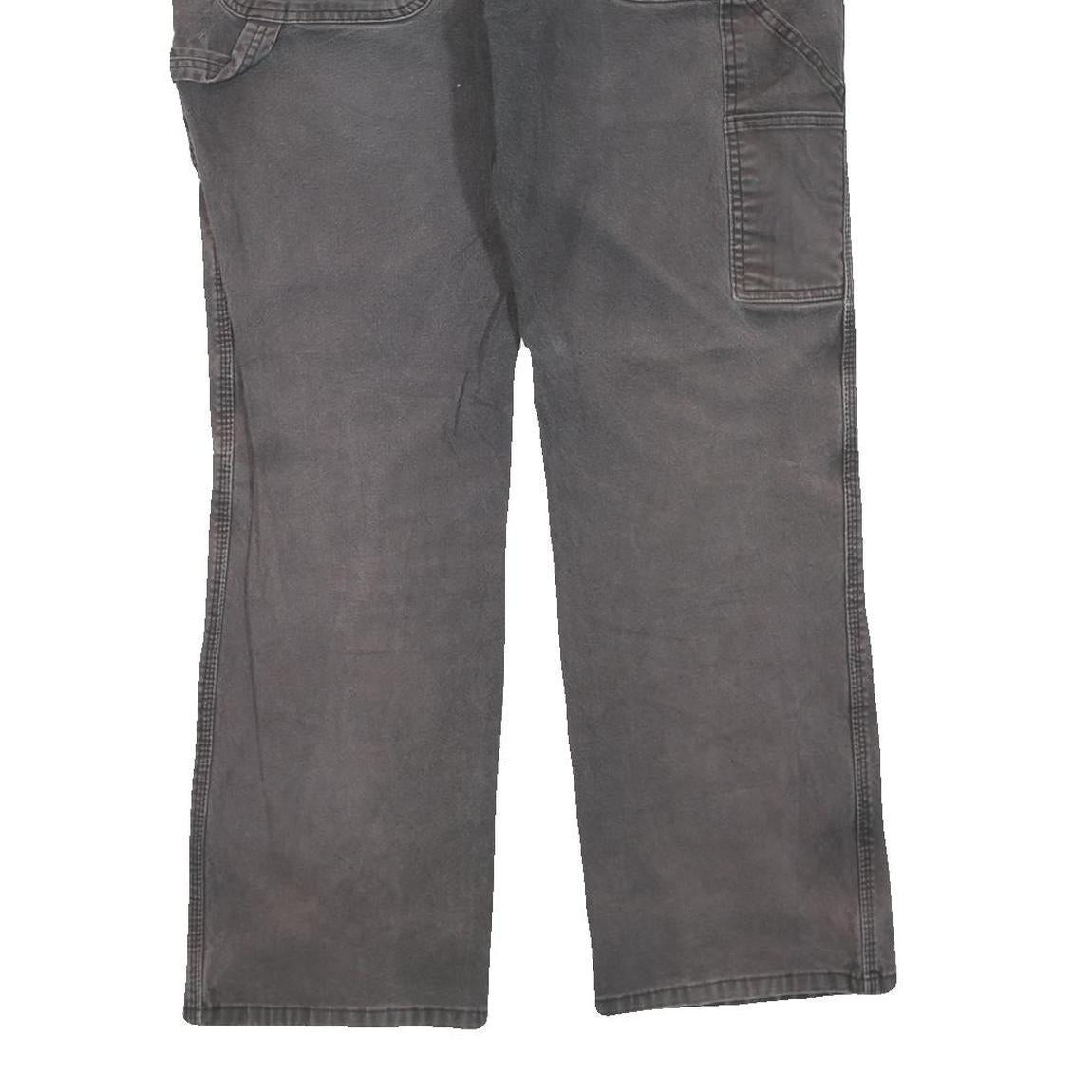 DICKIES Mens Jeans Black Regular Straight Denim Good Condition W36 L30 Workwear