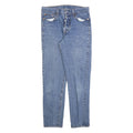 LEVI'S Womens Jeans Blue Slim Skinny Denim Raw W28 L26 Button Closure