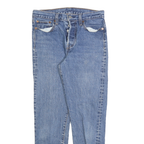 LEVI'S Womens Jeans Blue Slim Skinny Denim Raw W28 L26 Button Closure